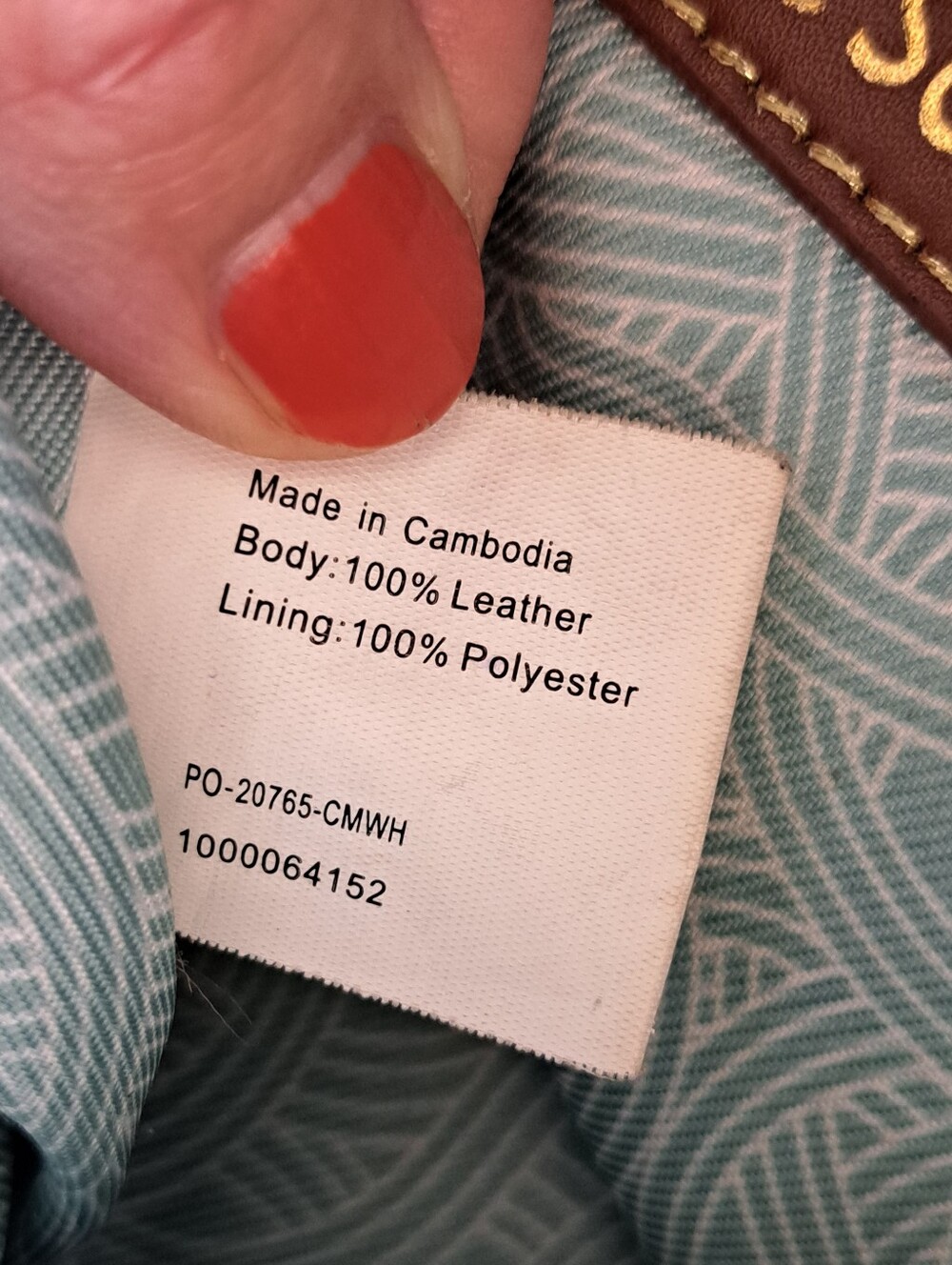 Lg The Sak Blue Leather Handbag - Picture 14 of 14